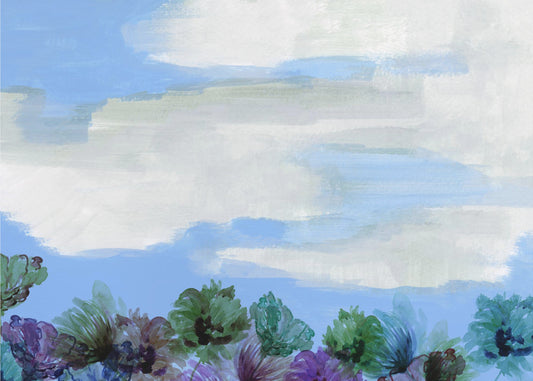 Flüsternder Wildblumenhimmel | Poster
