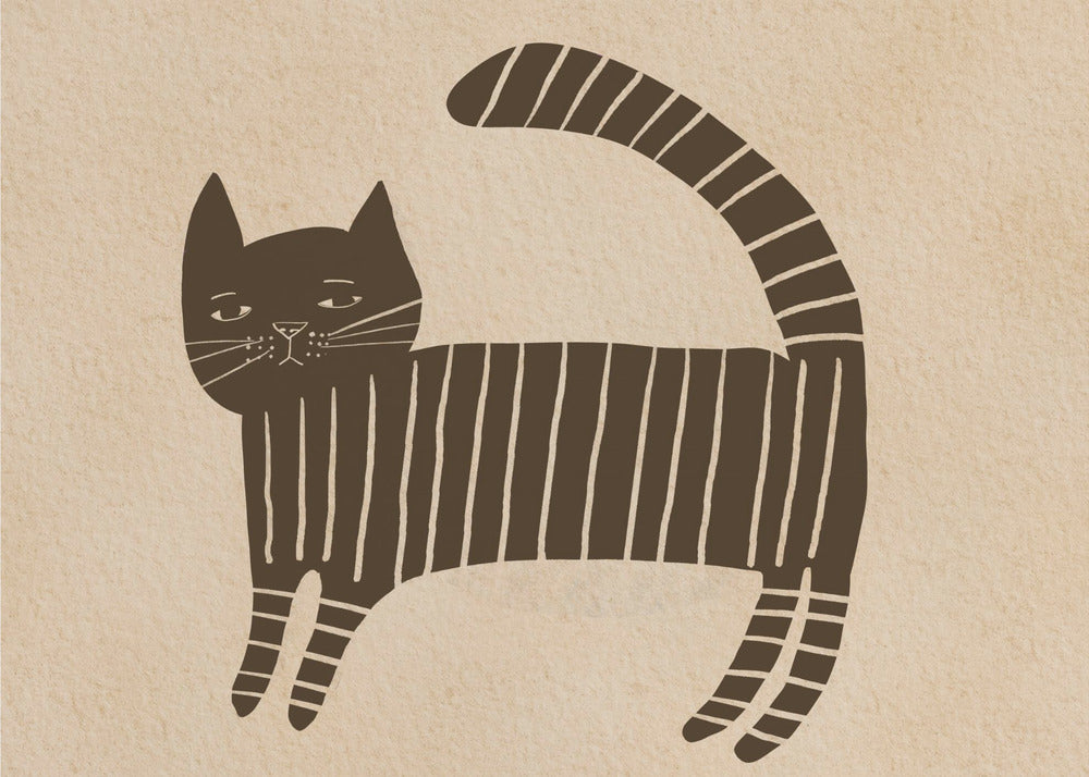 Katzen-KinderzimmerBraun | Leinwand