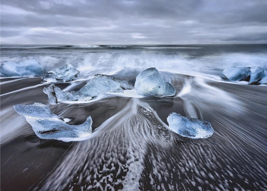 Blaue Diamanten | Tapete
