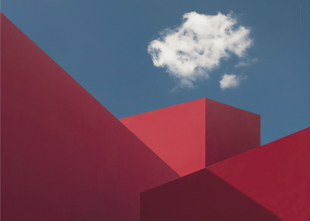 Rote Formen | Leinwand
