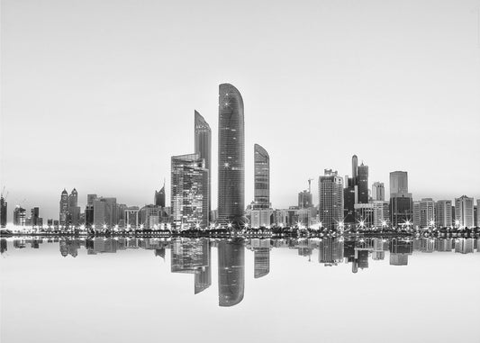 Abu Dhabi Urban Reflection | Leinwand