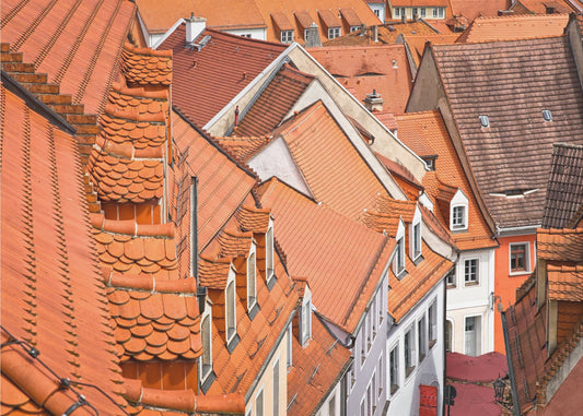 Die Farbe dieser Dächer... | Leinwand