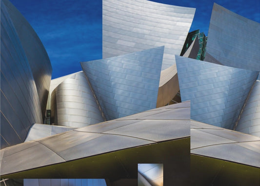 Disney Concert Hall-Montage (Farbversion) | Leinwand