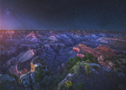 Grand Canyon Nacht | Leinwand