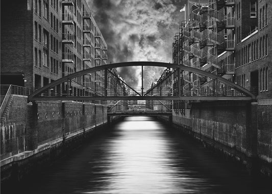 Die andere Seite von Hamburg | Leinwand