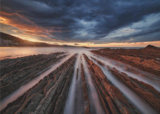 Zumaia Flysch 6 | Leinwand