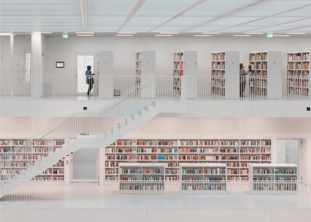 in der Bibliothek, 2014 | Plakat