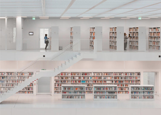 in der Bibliothek, 2014 | Plakat