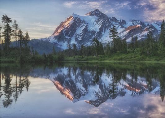 Sonnenaufgang auf dem Berg Shuksan | Poster