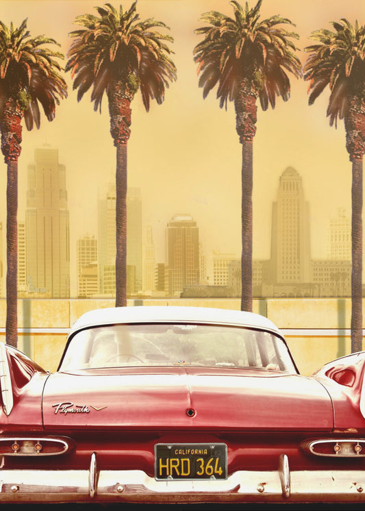 PLYMOUTH SAVOY MIT PALMEN | Poster