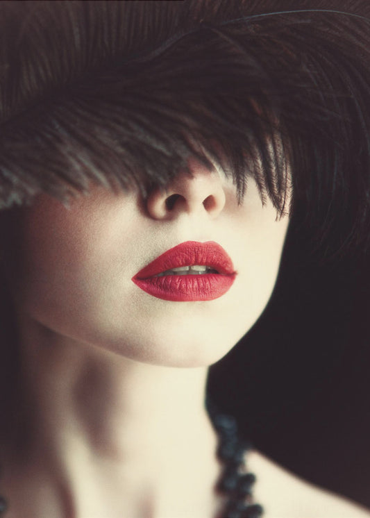 Lippen und Feder | Poster