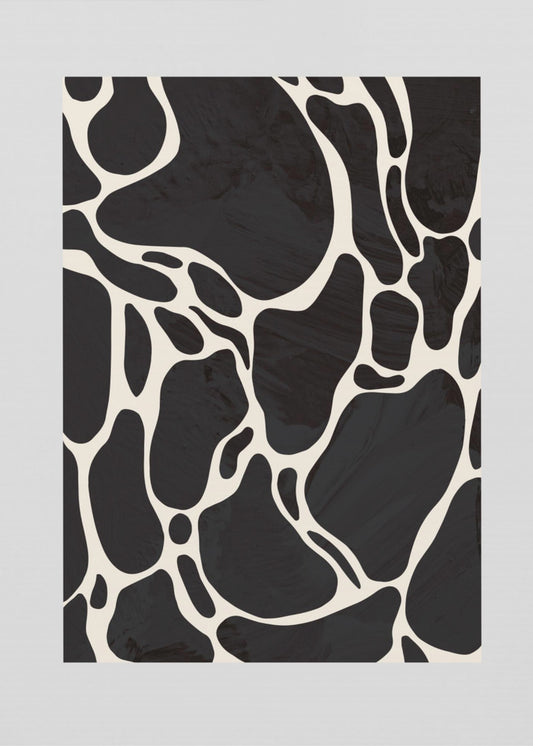 Giraffe Grau | Leinwand