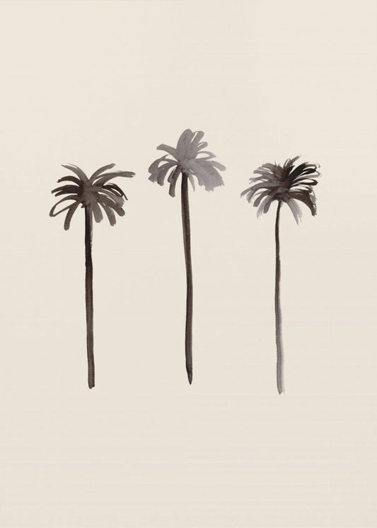 Palm Trees Ink | Poster