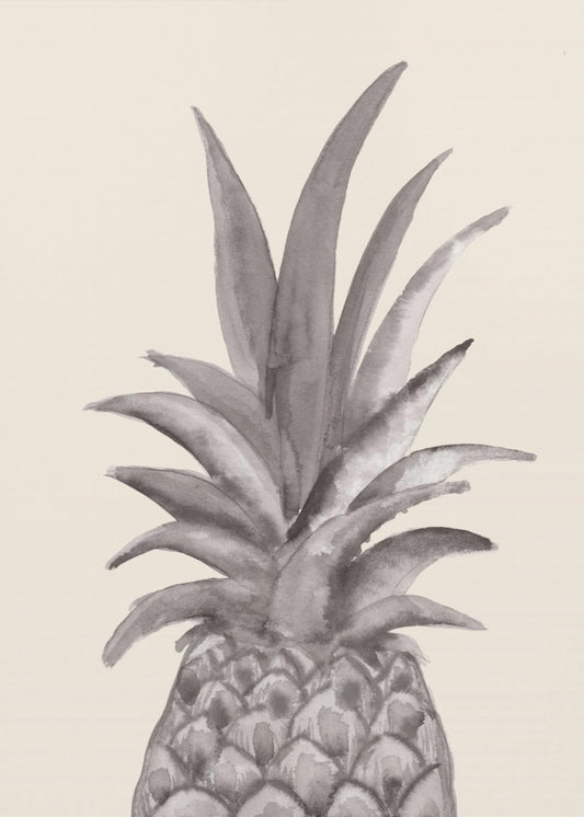 Tinte Ananas | Leinwand