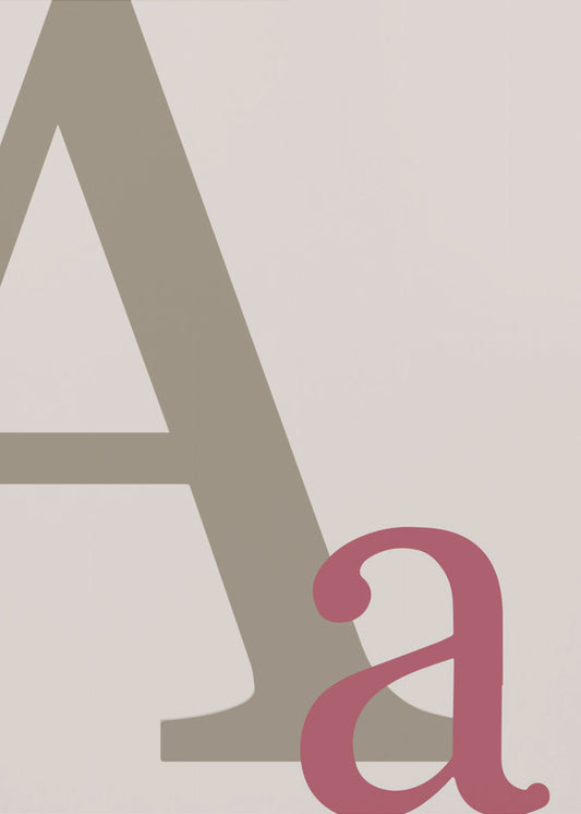 Buchstabe A | Poster