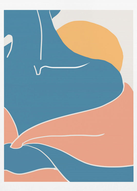 Blaue Schulter | Leinwand