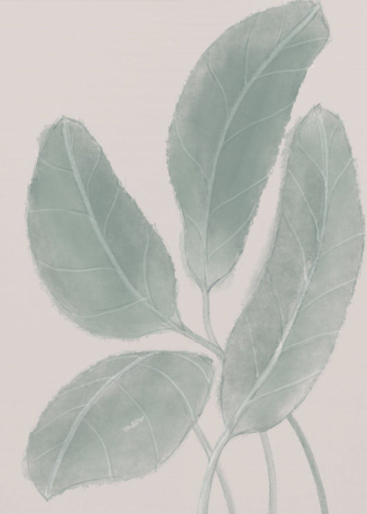 Blätter Aquarell | Poster