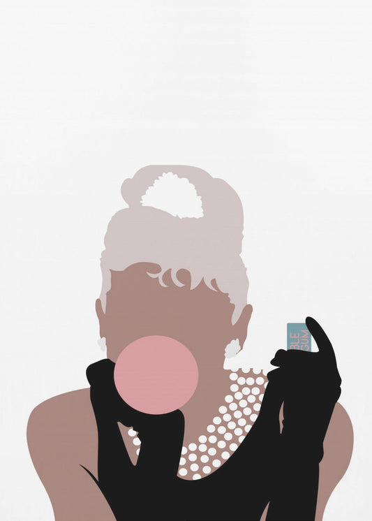 Kaugummi-Mädchen | Poster