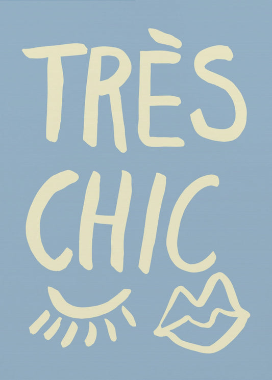 Très Chic Blue | Canvas