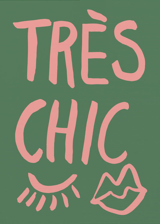 Très Chic Grün | Leinwand