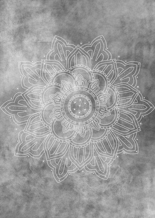Mandala Smokey | Leinwand