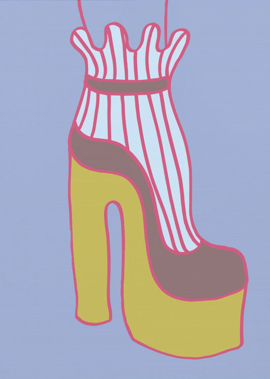 Gelber Absatz 01 | Poster