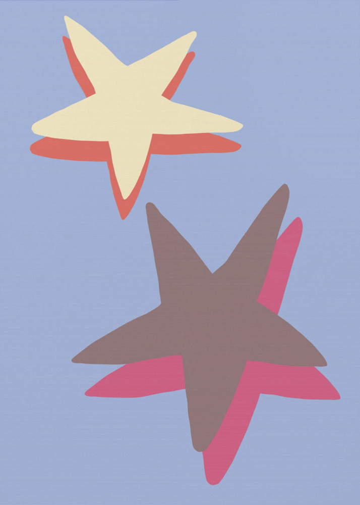 Blauer Stern | Poster