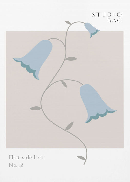 Bluebells Studio Bac | Leinwand