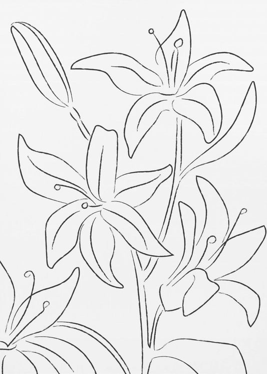 Lilien Nr. 02 | Leinwand