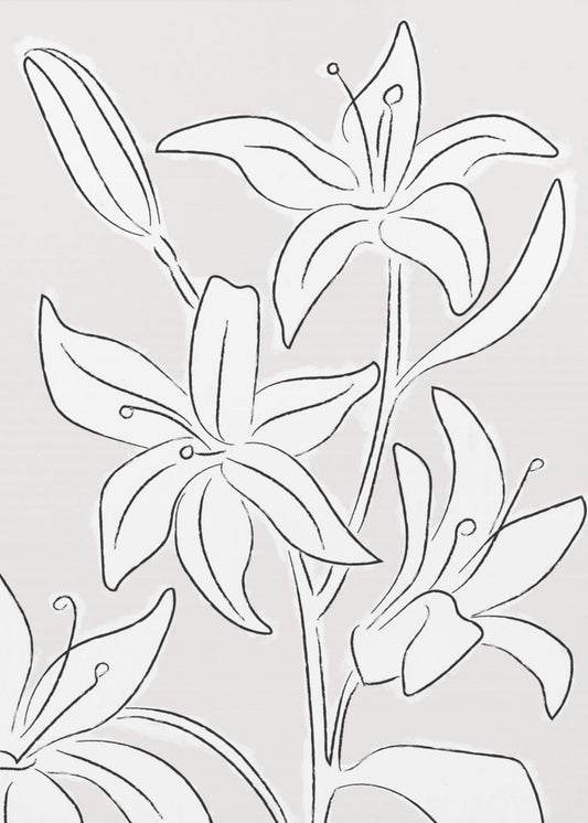 Lilien Nr. 03 | Poster