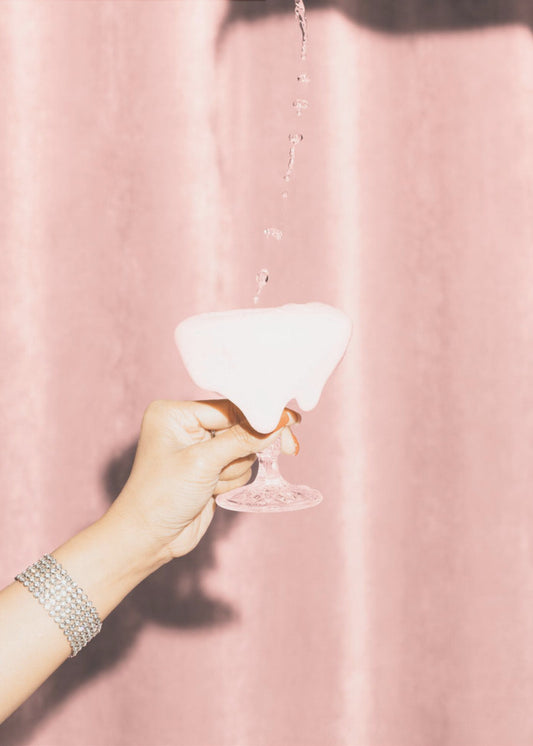 Auf Pink 04 | Leinwand