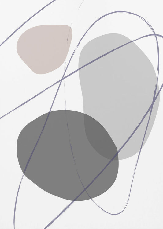 New Shapes Beige Nr. 2 | Leinwand