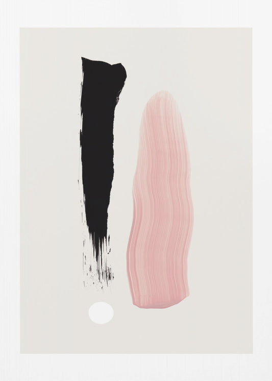 Minimalistische Pinselstriche | Leinwand
