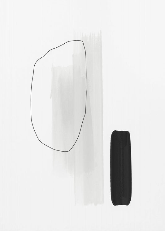 Monochrome Elemente | Leinwand