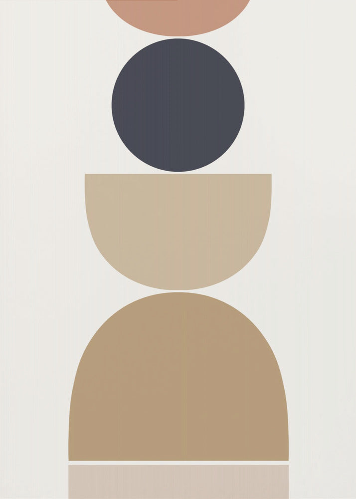 Abstrakte geometrische Harmonie | Leinwand
