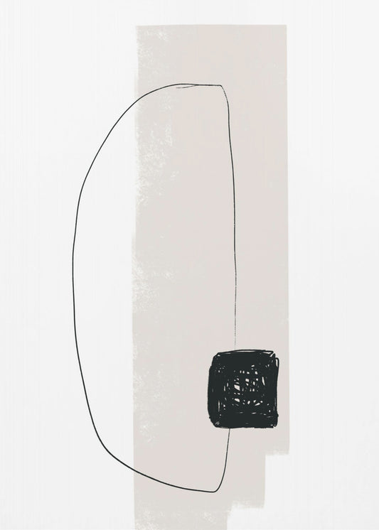 Minimalistische Harmonie | Leinwand