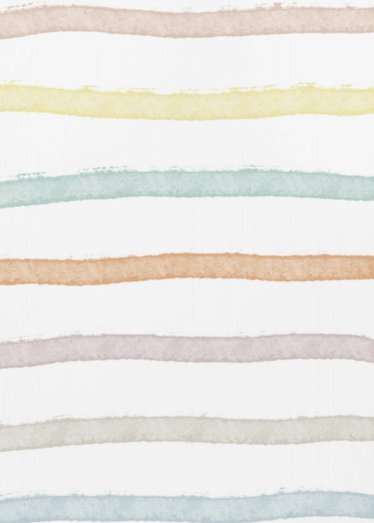 Pastell Horizontlinien | Leinwand