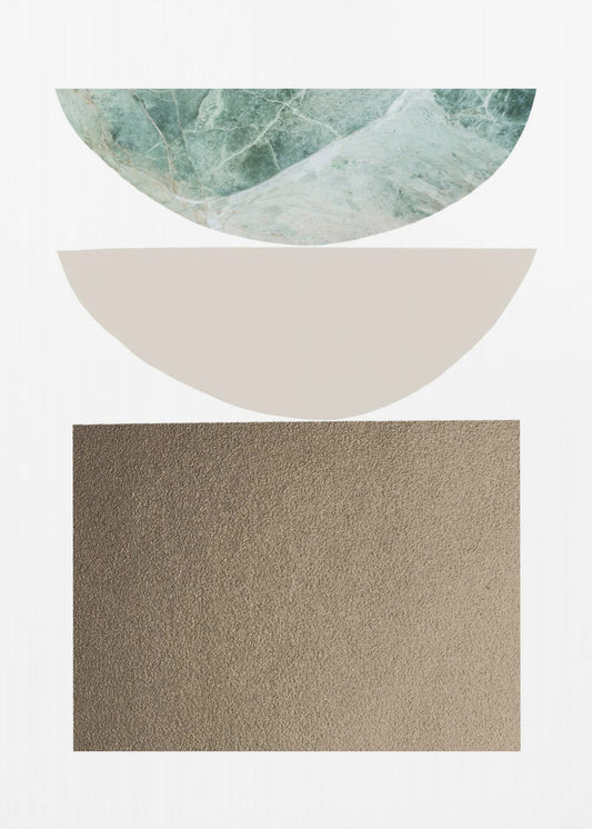 Minimalistische geometrische Formen | Leinwand