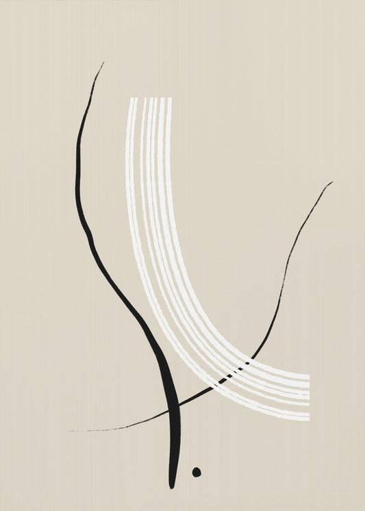 Geschwungene Eleganz | Leinwand