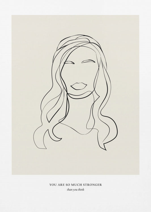 Moderne Linienkunst | Poster