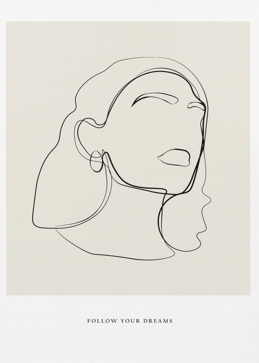 Minimalistische Linienkunst | Poster