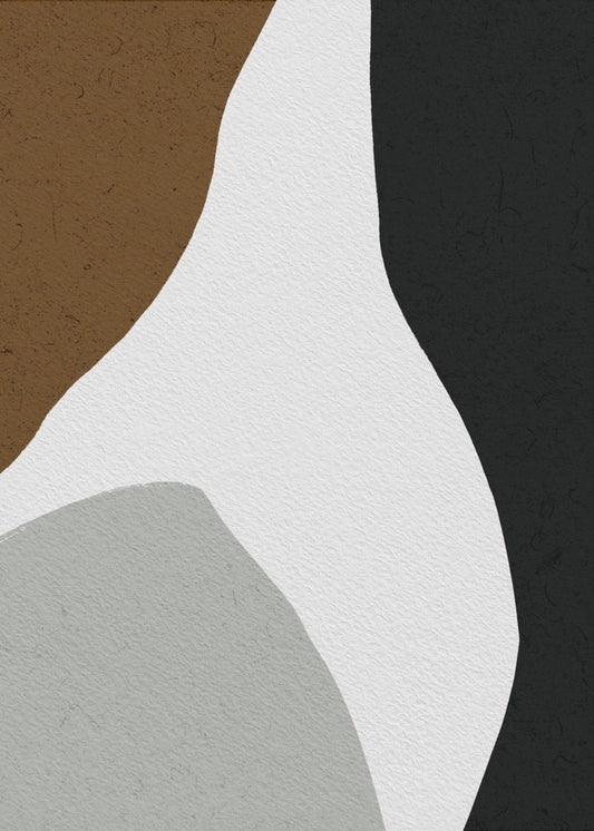 Organische Formen und eine minimalistische Farbpalette | Leinwand