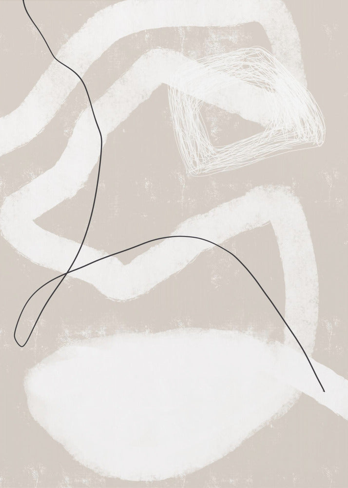 Organische Linien und Formen | Leinwand