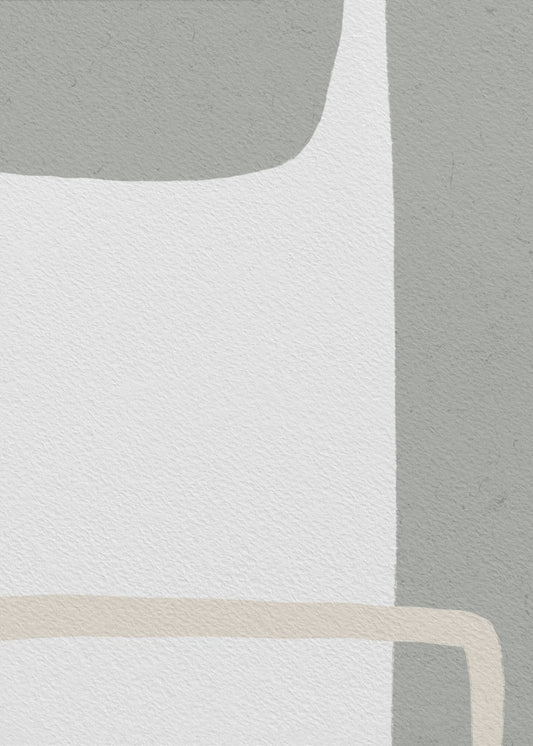 Abstraktes Design mit gedämpften Tönen | Poster