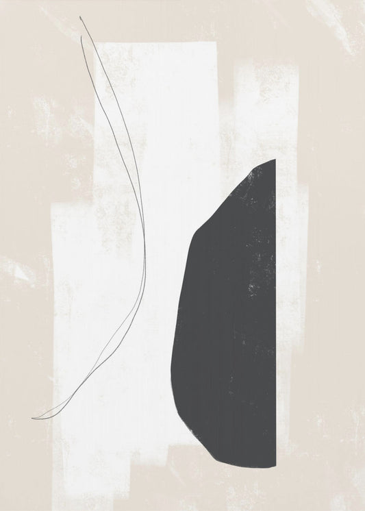 Monochrome Harmonie | Leinwand