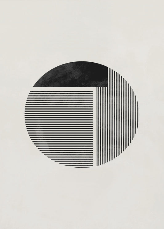Minimalistisch rund | Leinwand