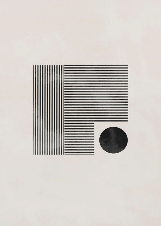 Minimalistisches Quadrat | Leinwand