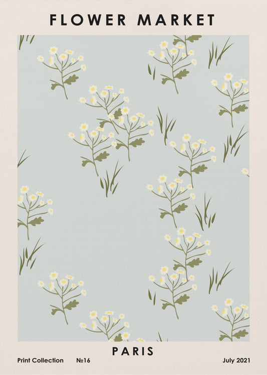 Blumenmarkt Paris | Poster