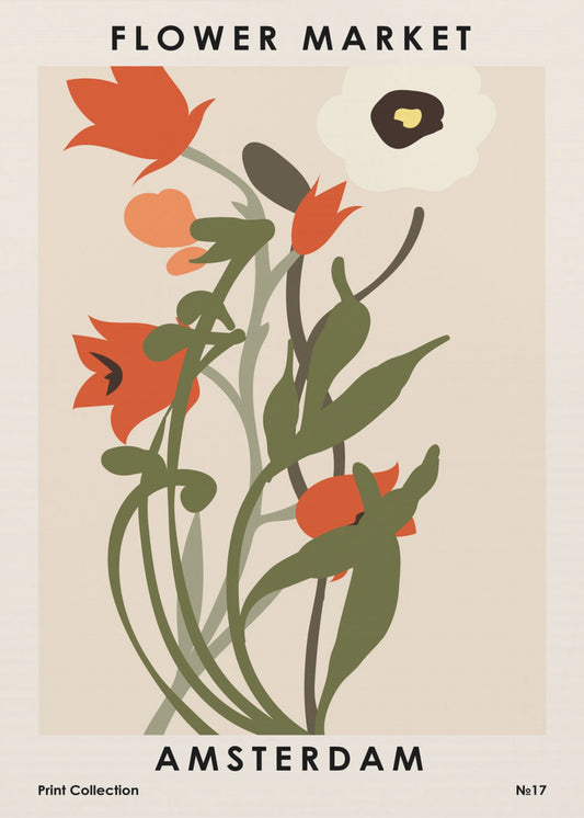 Blumenmarkt Amsterdam | Poster