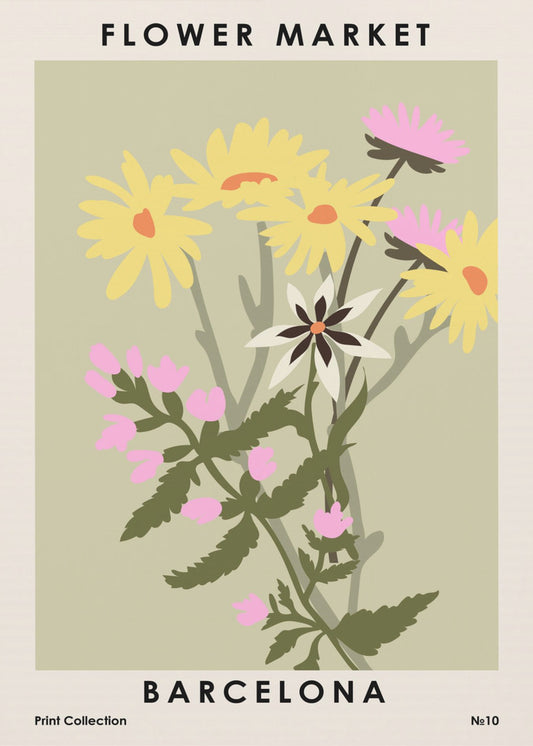 Blumenmarkt Barcelona | Poster